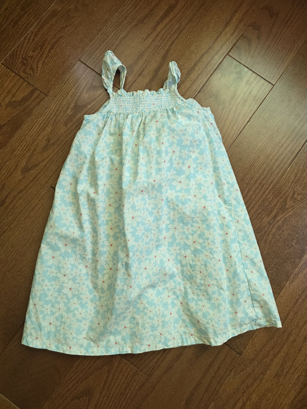 GAP Light Blue Floral Toddler Dress